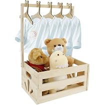 Armadio Per Baby Shower In Legno, Appendiabiti Per Baby Shower Con Manico Cestino Per Baby Shower Cassa Per Bambini Cesto Regali Per La Gravidanza Per Neonati Baby Shower Nuovi Genitori - 8