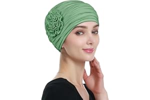 Alnorm Diseño Floral quimioterapia pérdida de Cabello Gorras cáncer Sombrero para Las Mujeres