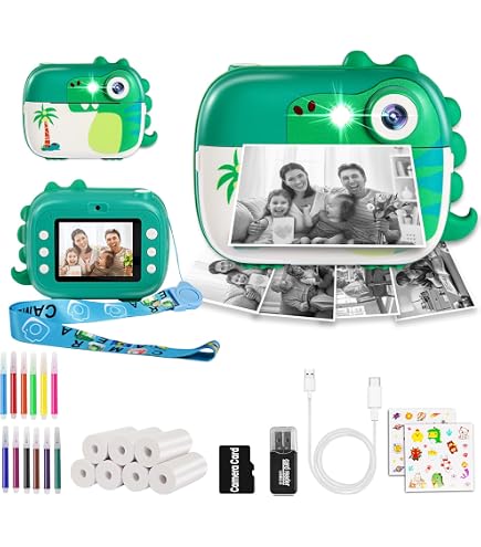 Camera Enfant 1080p Appareil Photo Instantané VAYOTOY Pour Enfants - 1080P Avec Papier