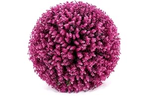 ABCFR Buchsbaumkugel künstlich Buchsbaum In- & Outdoor Buchskugeln Garten Deko Buchsbaum Kugel künstlich Buchskugel Buchsbaumkugel Künstlich Buchsbaum Kugel Formschnitt Kunstpflanze Dekopflanze