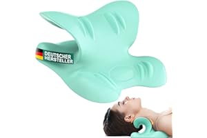 ‎OMH NUTRITION OH MY HEALTH OMH nutrition OH MY HEALTH Nackenstrecker Nackenrolle orthopädisch Schulter Relaxer Nackendehner tragbares zervikales Traktionsgerät Nackentrainer Kissen