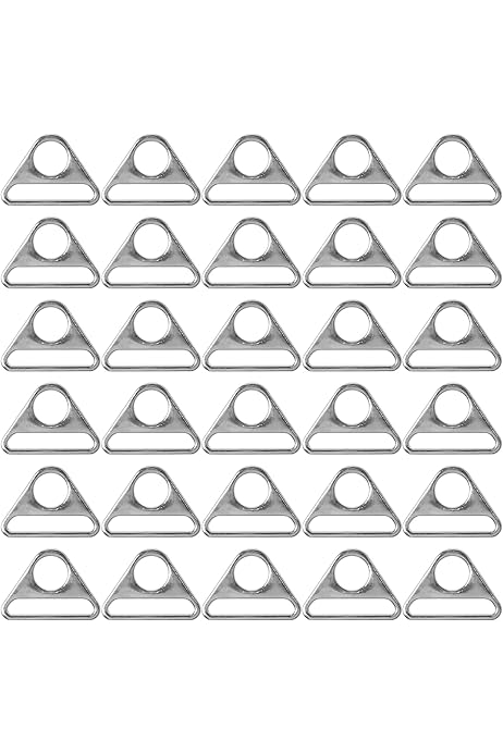Anelli A D In Metallo 25mm - 50 Pezzi Per Zaini, Cinture E Fai Da Te - Foto 4