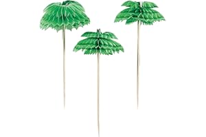 Amscan 12 Pics À Cocktails (Palmiers) - Taille Unique
