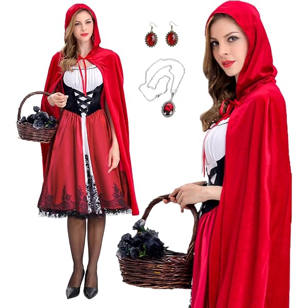 Festartikel Rotkäppchen Kinderkostüm Größe 92 – Märchen-Kleid Für Karneval & Mottoparty