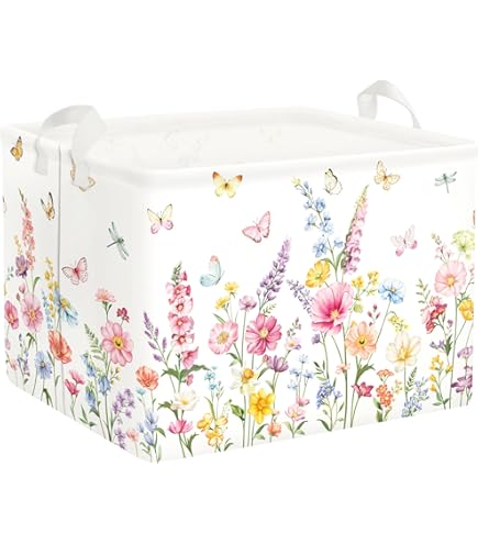Clastyle Wasmanden voor dames, marmer, mand, speelgoed, kleding, waterdicht, voor meisjes, opbergmand voor badkamer, kinderkamer, wasgoed, groen, 40 x