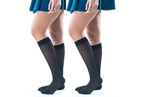 Activa – 2 Paia Gambaletti Donna 70 Denari a Compressione Graduata (11-14 mmHg) Classe 1 – Calze Riposanti Elastiche per Circolazione Made in Italy