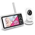 VTech VM350 Baby Monitor, 5" Screen, 1000ft Long Range, Night Vision, 2-Way Talk, Lullabies, Secured Transmission No WiFi