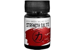 ‎STRENGTH SHOP Strength Shop Smelling Salts aus extra starkem Ammoniak, Strength Salts Riechsalz für extremen Fokus & Wachsamkeit, ideal als Ammoniak Riechampullen für Gym, Kraftsport, Powerlifting & Co.