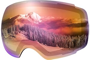 OutdoorMaster Ski Goggles PRO Replacement Lens - 20+ Colors Choices