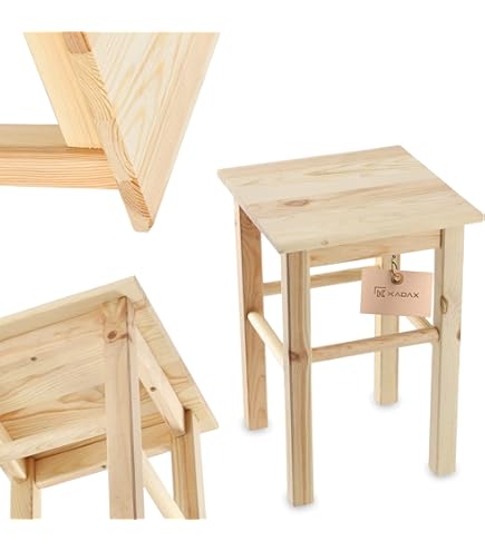 Sgabelli Legno Alti OKAFFAREFATTO Sgabello Legno Rotondo H 80cm - Main Image