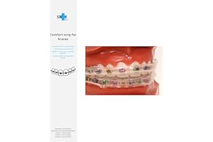 SV LIFE Protège-Lèvres pour Bagues dentaires, remplace la Cire Orthodontique | prévient Plaies Écorchures sur les Gencives | Réutilisable, Transparent, sans Goût