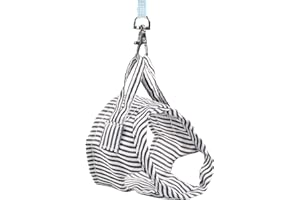 eMagTech Outdoor Geschirr mit Leine für Kleine Haustiere, Verstellbar Streifenweste Brustgurt Sicherheitsgeschirr Führseil für Meerschweinchen Frettchen Holländisches Schwein usw. Blau Größe L