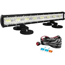 Barre Lumineuse LED SKYWORLD 58cm 324W - Pour 4x4, Camion, Tracteur - IP67, Support Aimanté