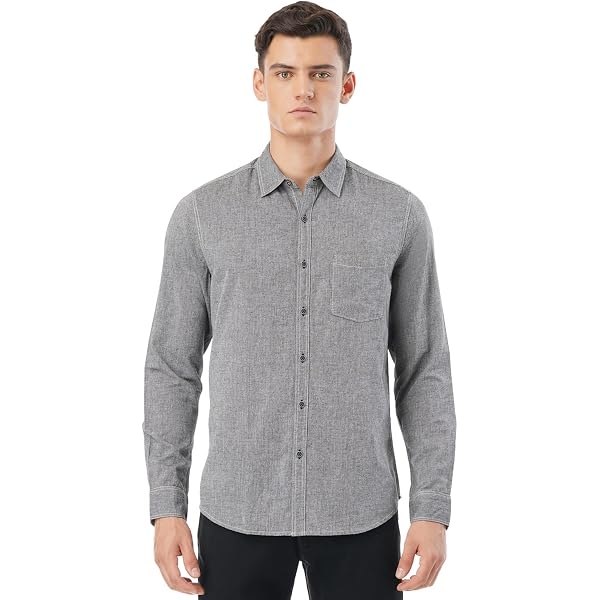 FYLTR Camicia Uomo Tinta Unita Vestibilità Regolare – 100% Cotone Leggero Morbido, Colore Cool Blue, Taglia S