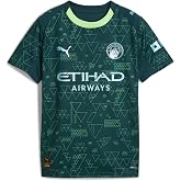 PUMA Manchester City 4. &Ccedil;ocuk Forması 2025/26 Sezon &ndash; Green Terrain