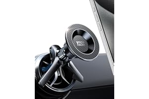 YOSH Soporte Coche mag-Safe para Rejilla Ventilación, Soporte Magnético para Automóvil Teléfono 2024, Soporte Magnetico Movil para con imanes 20xN55 para iPhone 15/14/13/12 Series y Estuche mag-Safe