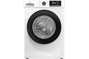 Beko BM3WFOE841PSA freistehende Waschmaschine, Waschvollautomat, 8 kg, Schleuderwahl 1400 U/min, AddXtra, SteamCure, Coldwash Wasser-& Zeitersparnis, Weiß