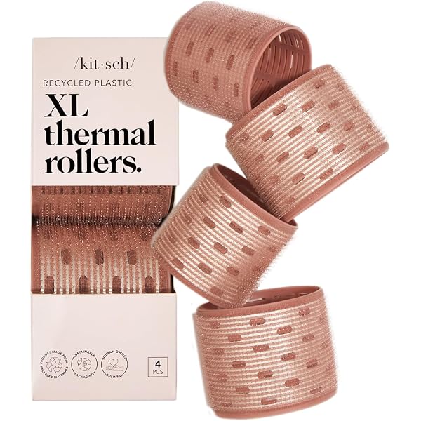 ROPIKIS Lockenwickler-Set XL | 31 Teile In 3 Größen Mit Clips & Kamm | Hitzefrei Für Voluminöse Locken