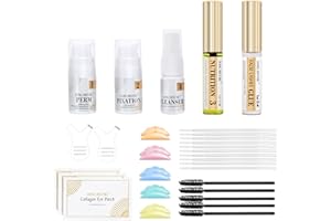DONG RHYME Lash Lift Eyelash Perming Kit, Lash Lifting Kit Eyelash Perm Set DIY Lash Lift Set Professional Instant Lash Lift Extensions, Semi-Permanent Lash Lifting Curling Perming Wave