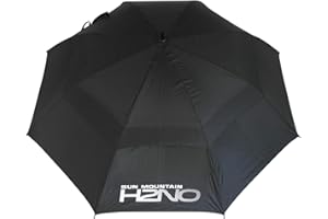 Sun Mountain H2NO Parapluie de Golf Mixte, Noir, 157 cm