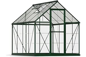 Palram Hybrid Gewächshaus, Grün, 247x185x208 cm