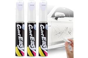 CIYIN Autolack Reparaturstift Weiß, 3 Stück, Kratzer Reparaturstift, Lackstift Auto Set, Lack Reparaturstift