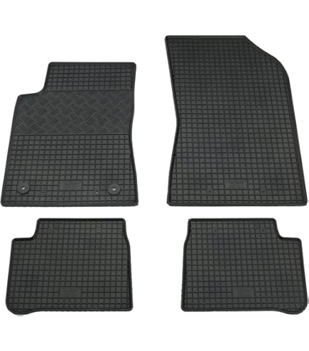 Gledring Tappetini Gomma Per Citroën C4 Cactus (2014-...): Vestibilità Perfetta, Design Unico E Protezione Totale. - 4