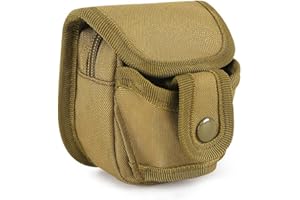 HUNTVP Borsa per fionda, Borsa a proiettile fionda, custodia per munizioni a fionda, marsupio Molle per Caccia Outdoor Trekking