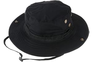 QMFIVE Tactical Boonie Hat, Sombrero Redondeado de Camuflaje Pescador Sun Protection Cap para Outdoor Climb Camping