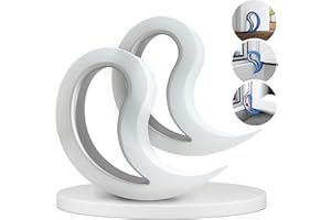 Stoppy Ogranicznik do drzwi i okien, wielofunkcyjny klin, wygodny hak do drzwi, blokada okienna, utrzymywanie drzwi i okien otwartych, akcesoria domowe i biurowe, przezroczysty, 2 szt.