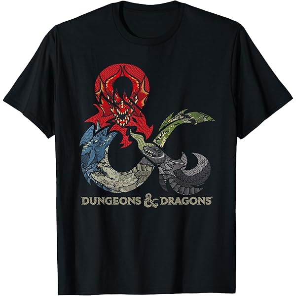 Maglietta Ufficiale Dungeons &amp; Dragons Group Shot - 100% Cotone