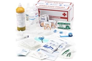 FIRSTMED - Kit di Reintegro Allegato 1 per Cassetta Pronto Soccorso senza Sfigmomanometro per Aziende con 3 o più lavoratori D.M. 388/2003 D.L n. 81/2008 - Made in Italy