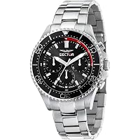 Orologio solo tempo in acciaio uomo Sector R3253161052