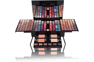 AMZTEMU Set di trucchi, Make up set, Set make up regalo, Palette trucchi donna, Trousse trucchi ragazza(180 COLORE)