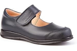ANGELITOS Merceditas Colegiales para Niñas con Puntera Reforzada Todo Piel, Mod.463. Calzado Infantil Made in Spain, Garantia de Calidad.