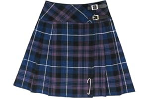Tartanista 51 cm Langer antiker Buchananan-Kilt-Rock mit Kiltnadel