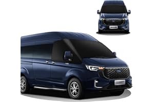 MaxEarn for Transit MK7 Front Windscreen Wrap Cover, 600D Oxford Fabric Blackout Waterproof Car Windshield Cover, Frost Protection Weatherproof Protective Cover for Ford Transporter