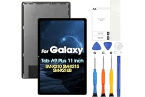 ARSSLY Pantalla LCD de repuesto para Samsung Galaxy Tab A9 Plus SM-X210, SM-X215, SM-X216B de 11 pulgadas, LCD de 11 pulgadas, con kit de reparación, color negro