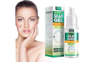 UOCASI Advanced Scar Gel, Silicone Scar Gel Treatment, Scar Cream for Surgical Scars, Acne Scars, Stretch Marks, Acne, Burns, Keloids, Hypertrophic, New and Old Scars - 1.7oz(50ml)