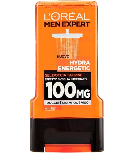 Lot De 2 Gels Douche L'Oréal Men Expert Cool Power Menthe Glacée - 300ml Chacun - PH Neutre - Neuf