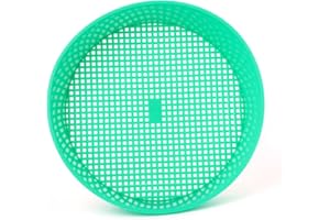 SURDEFENS WOWOWO Setaccio da Giardino in plastica Verde per indovinello per Strumento da Giardinaggio a Rete in Pietra composita