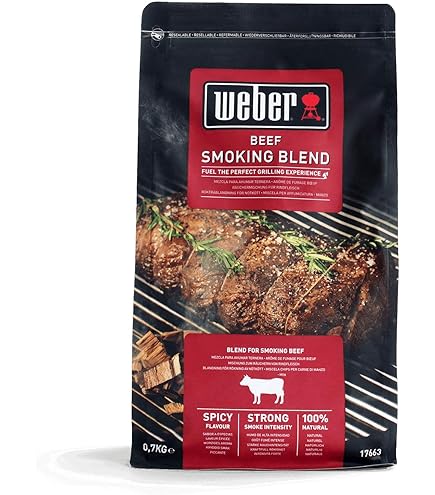 Trucioli Per Affumicatura Weber - 700g, Mix Legno Latifoglie E Alberi Da Frutto, Per Pollame, Prodotto Sostenibile