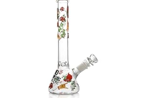 The7boX Bong Bong en verre pour fumer 14,5 mm de hauteur 25 cm 295 g