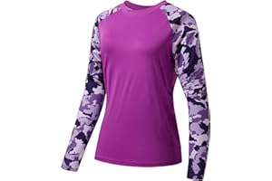 Bassdash T-Shirt de Protection Solaire UV UPF 50+ pour Femme à Manches Longues pour la pêche, la randonnée, la Performance