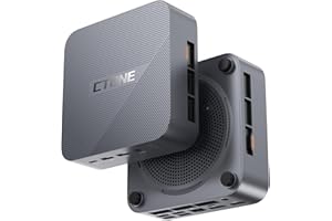‎CTONE CTONE M2 MINI PC, Core i9 13900HK (14K/20T, bis zu 5.4GHz), 32GB RAM+1TB PCIe 4.0 SSD Micro Desktop Computer mit Iris Xe 96EU| WiFi 6E| BT 5.2|2.5GbE LAN Support Tripe Display|8K für Office/Home