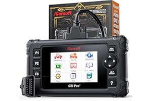 iCarsoft Car Diagnostic Tool CR Pro+, Full System Diagnostic OBD2 Scanner with 49 Service Functions, Auto VIN/IMM/GPF/BSC/TPMS, Bi-Directional Control, Battery Test, Lifetime Update Code Reader