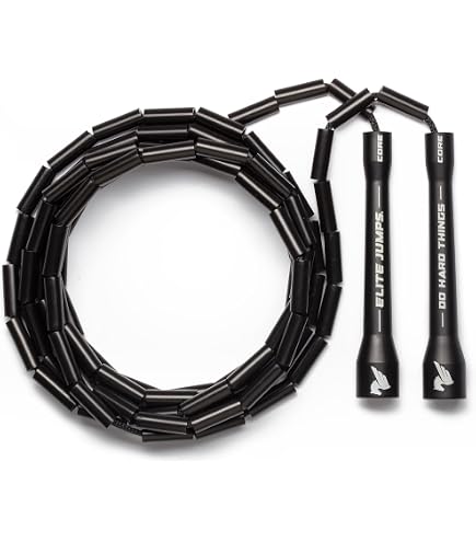 Elitex Speed Springseil – Für Crossfit, Boxen & Fitness, Mit Kugellager, Verstellbar, Rutschfeste Griffe