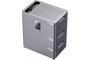 MARSTEK Centrale électrique de balcon tout-en-un avec mémoire, 4 MPPT 2400 W, capacité de la batterie 2,56 kWh, 6000 cycles de charge, batterie LFP, avec application, Plug & Play, 0 % VAT (Jupiter C