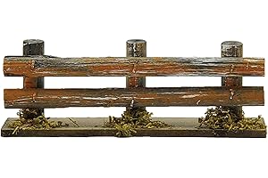 ROSSI ROSA Staccionata in Tronchi, 15 x 3.5 cm