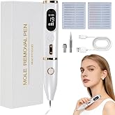 Eliminate Warts, Skin Wart Removal Pen with Plasma 19 Levels of Intensity Light LCD &amp; USB Rechargeable Plasma Pen for Face Bo